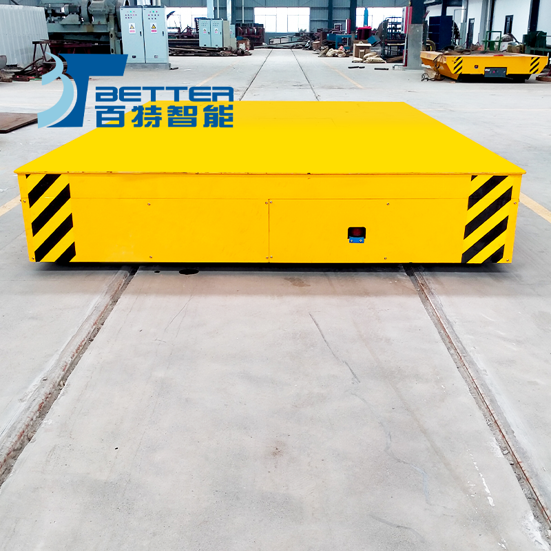 20噸模具轉(zhuǎn)運(yùn)蓄電池供電軌道平車(chē)